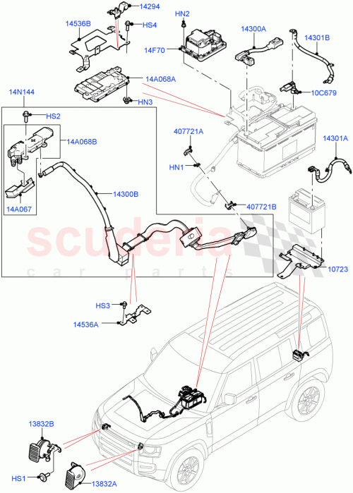 Part Diagram for Land Rover LR146109