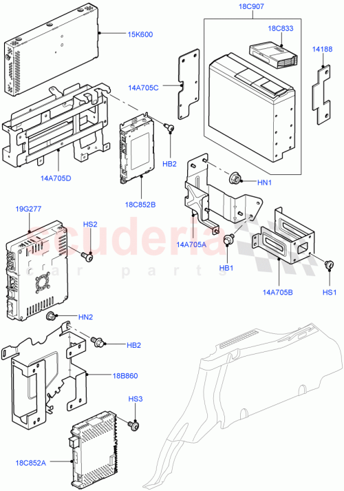 Part Diagram for Land Rover LR023354