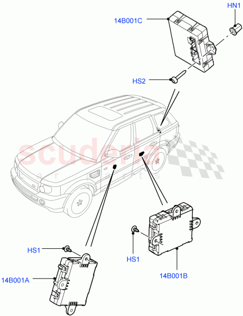 Part Diagram for Land Rover LR039040