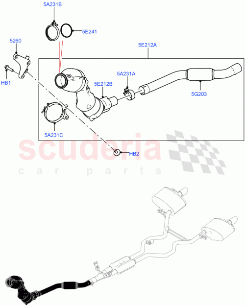 Part Diagram for Land Rover LR107009