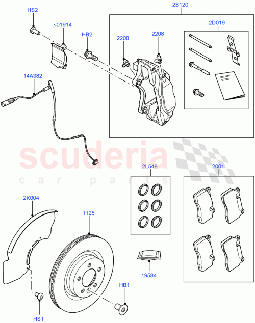 Part Diagram for Land Rover LR033274