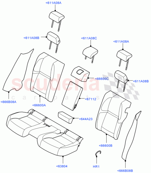 Part Diagram for Land Rover LR122618