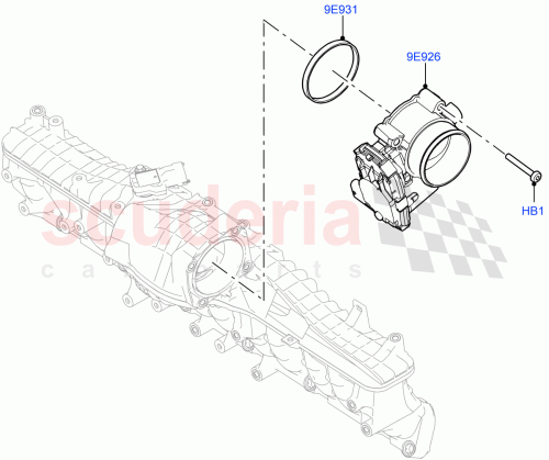 Part Diagram for Land Rover LR125519