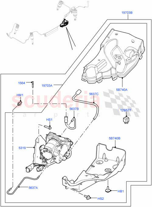 Part Diagram for Land Rover LR083229