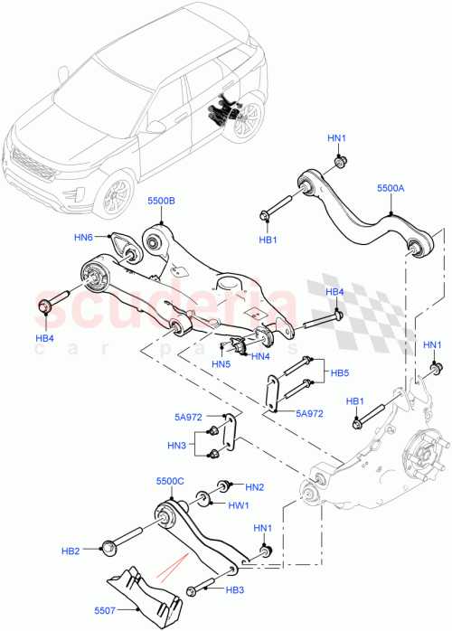 Part Diagram for Land Rover LR137507