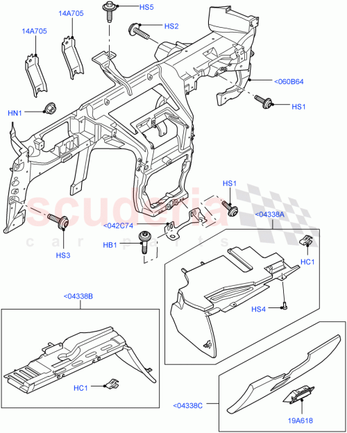 Part Diagram for Land Rover EBA000011