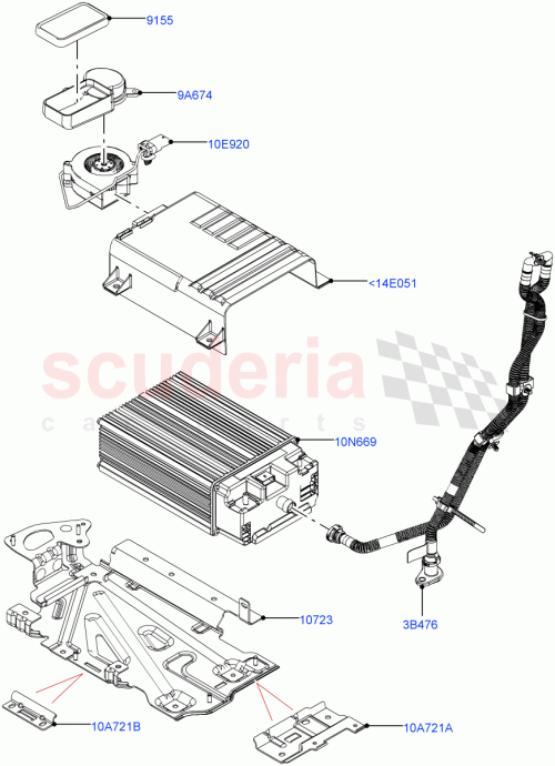 Part Diagram for Land Rover LR141819