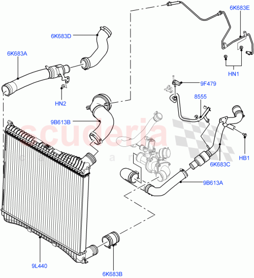 Part Diagram for Land Rover LR022727