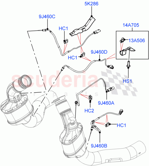 Part Diagram for Land Rover LR152205