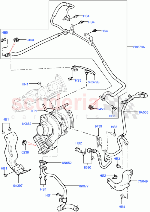 Part Diagram for Land Rover LR023051