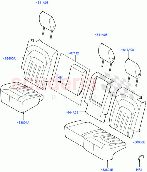Part Diagram for Land Rover LR130206