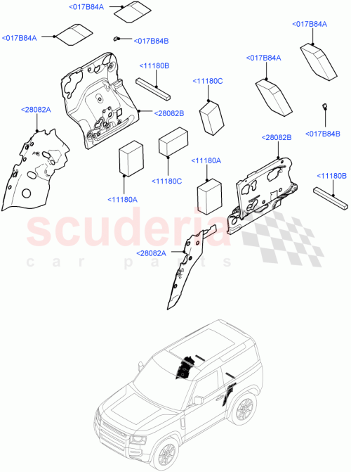 Part Diagram for Land Rover LR146766
