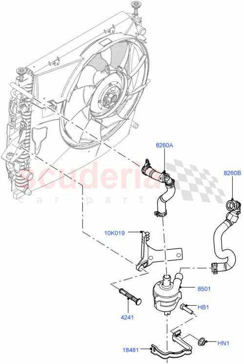 Part Diagram for Land Rover LR086927