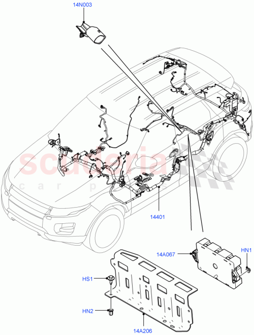 Part Diagram for Land Rover LR059314