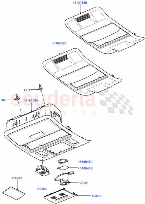 Part Diagram for Land Rover FHB500170NUG