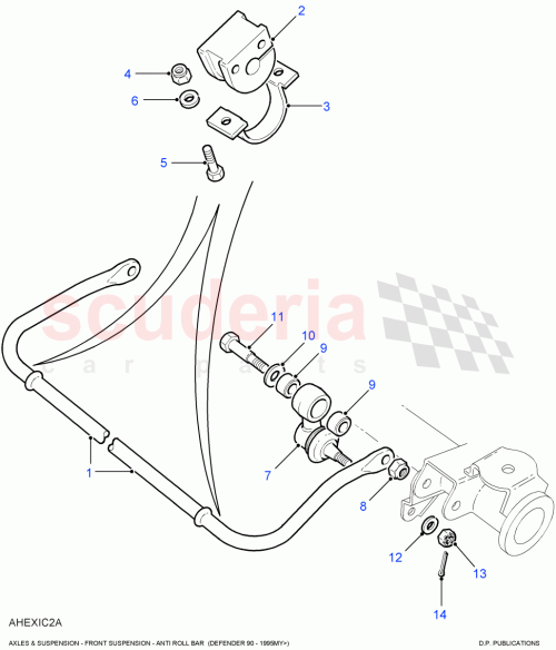 Part Diagram for Land Rover RYG501480