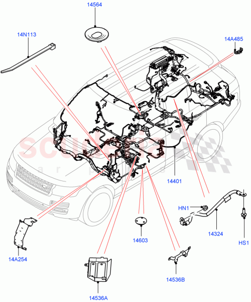 Part Diagram for Land Rover LR063324