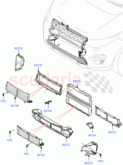 Part Diagram for Land Rover LR127799