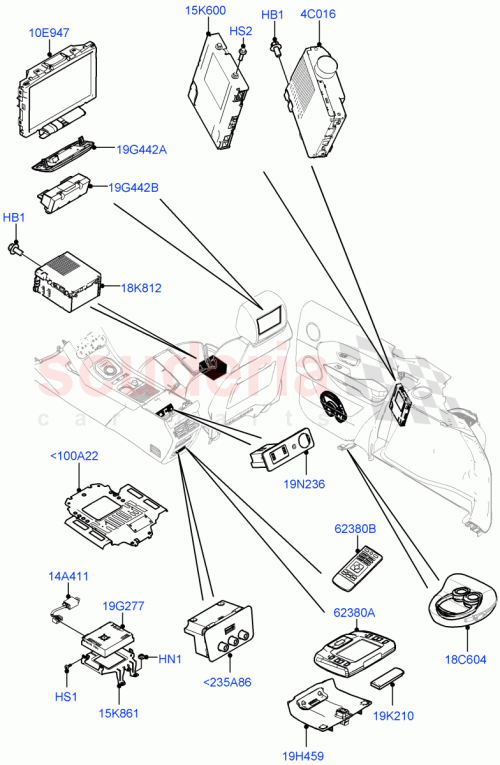 Part Diagram for Land Rover LR096422