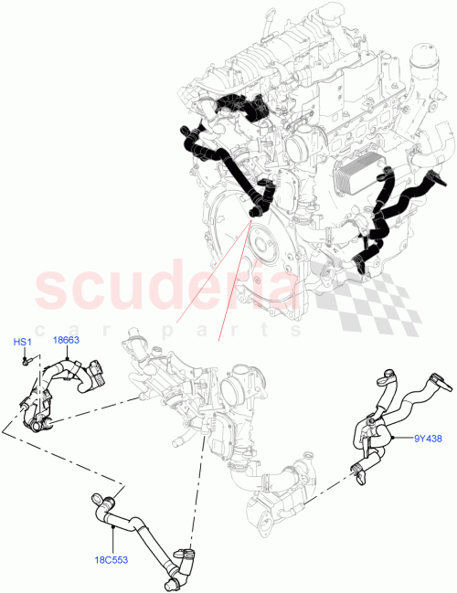 Part Diagram for Land Rover LR139957