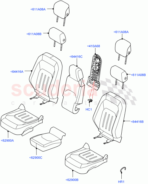 Part Diagram for Land Rover LR160844