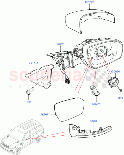 Part Diagram for Land Rover LR070806