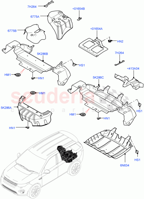 Part Diagram for Land Rover LR127724