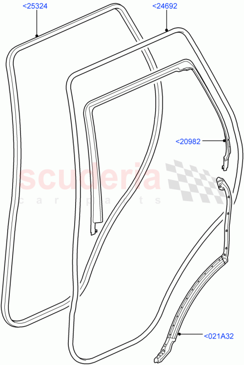 Part Diagram for Land Rover LR044023