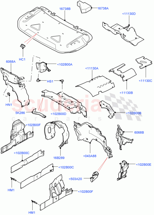 Part Diagram for Land Rover LR083338