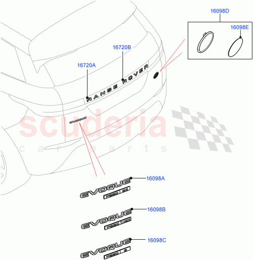 Part Diagram for Land Rover LR117730