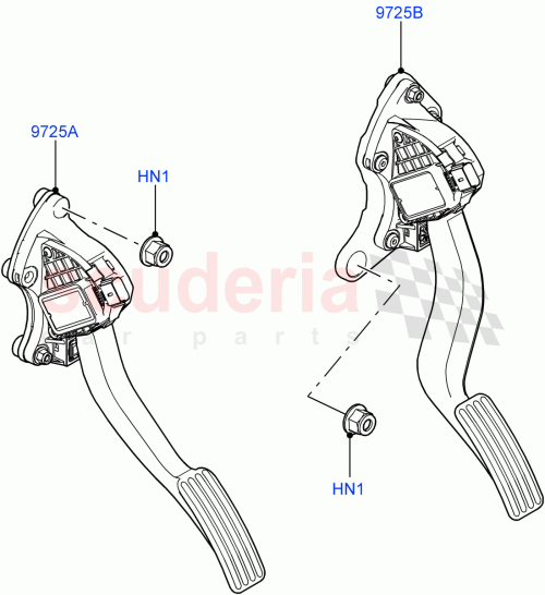 Part Diagram for Land Rover LR130643