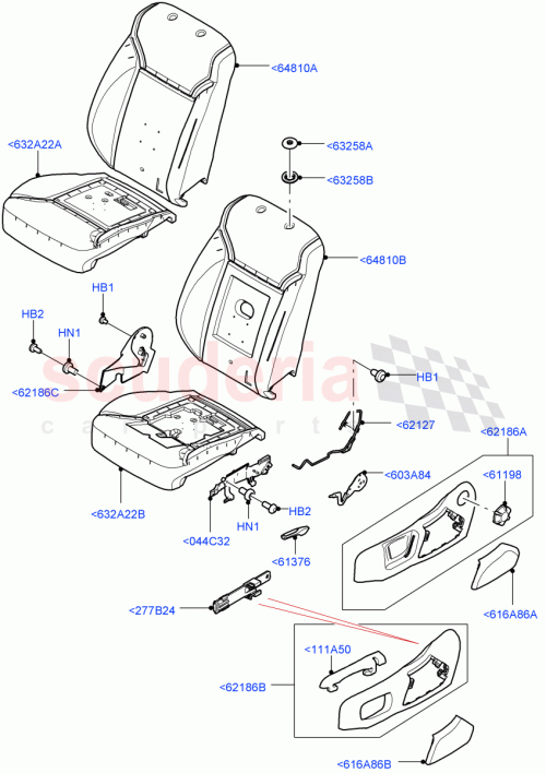 Part Diagram for Land Rover LR105890