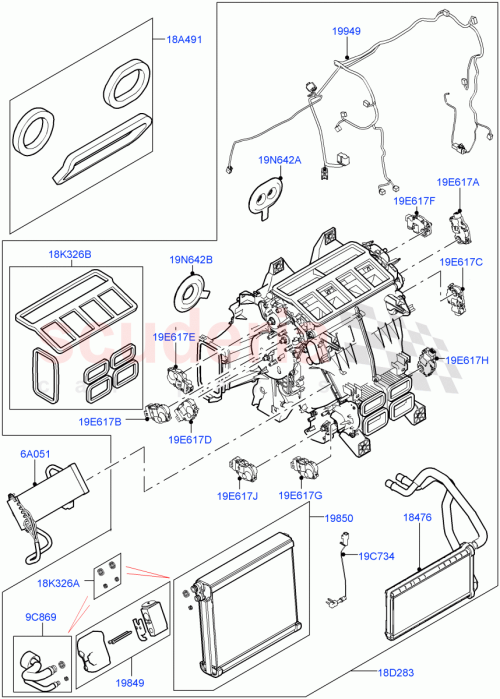 Part Diagram for Land Rover LR036374