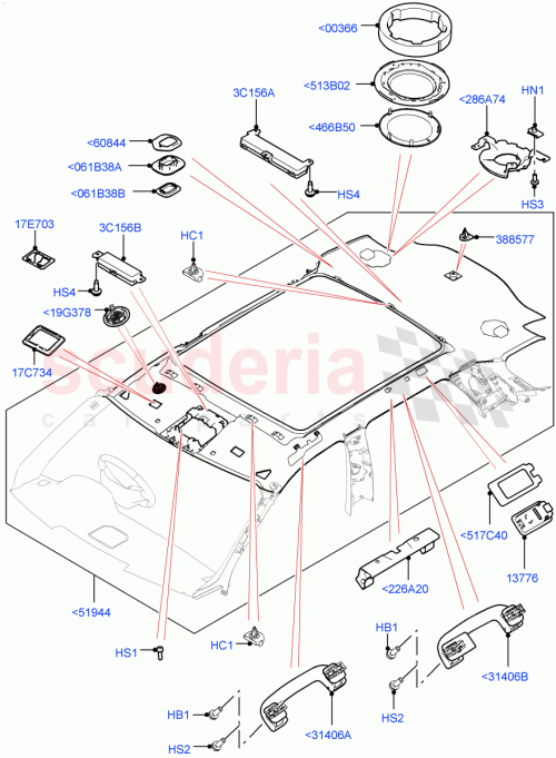 Part Diagram for Land Rover LR066733