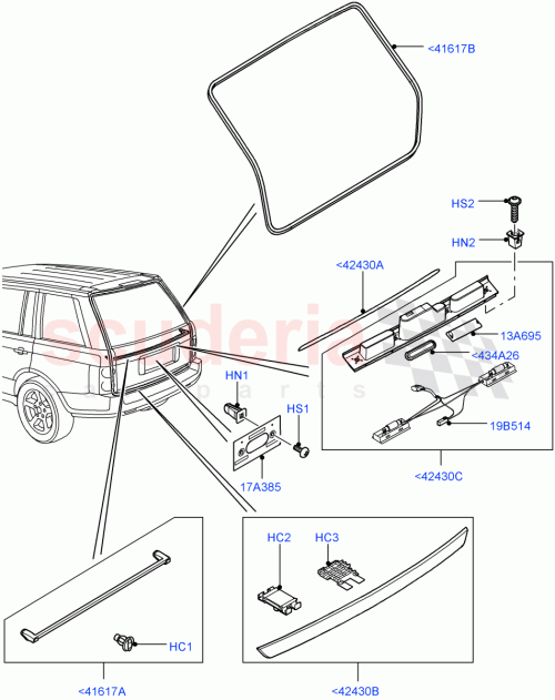 Part Diagram for Land Rover CYP500140