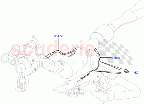 Part Diagram for Land Rover LR028536