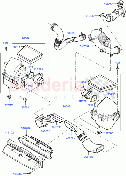 Part Diagram for Land Rover 113123479
