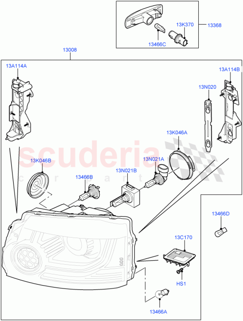 Part Diagram for Land Rover LR052376