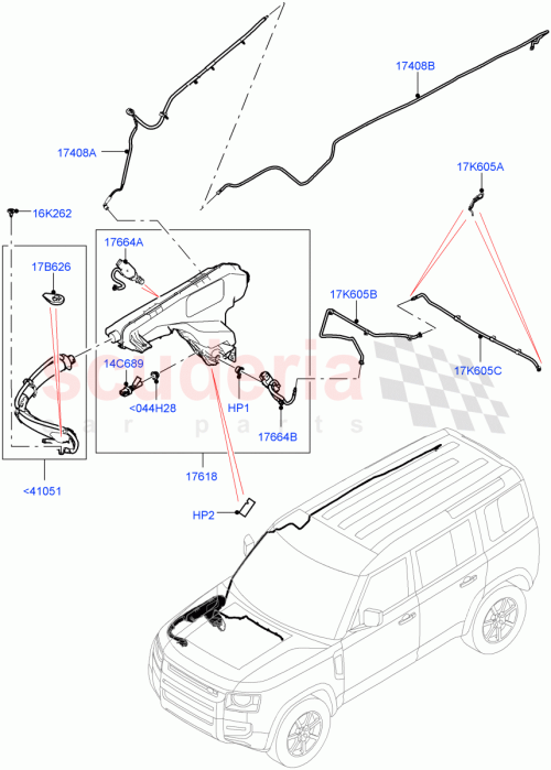 Part Diagram for Land Rover LR093442