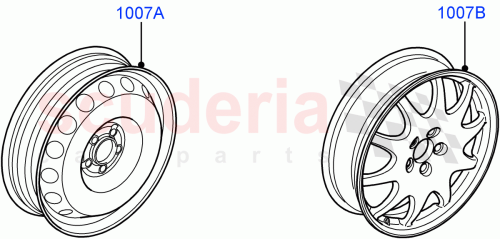 Part Diagram for Land Rover RRC002882PBG