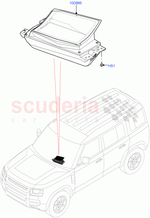 Part Diagram for Land Rover LR130667