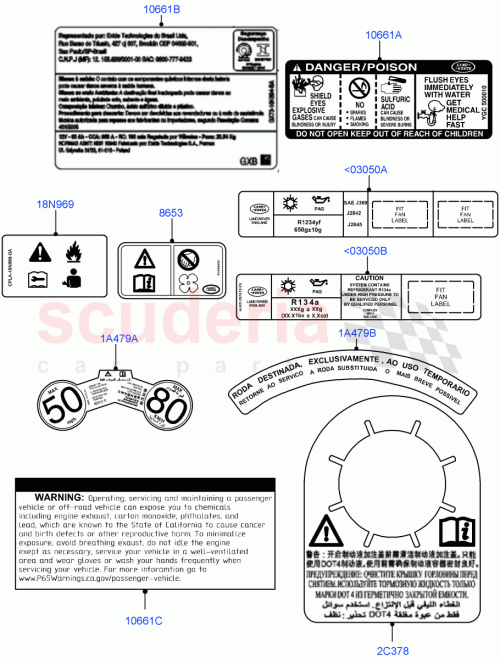 Part Diagram for Land Rover LR080304