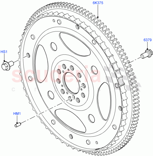 Part Diagram for Land Rover LR010697