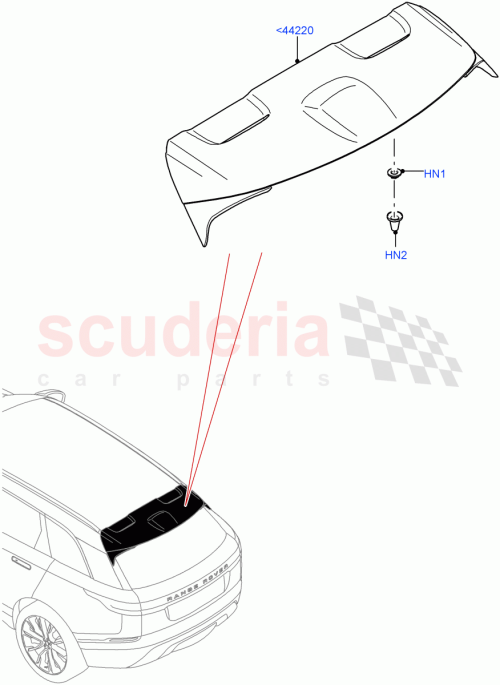 Part Diagram for Land Rover LR104720