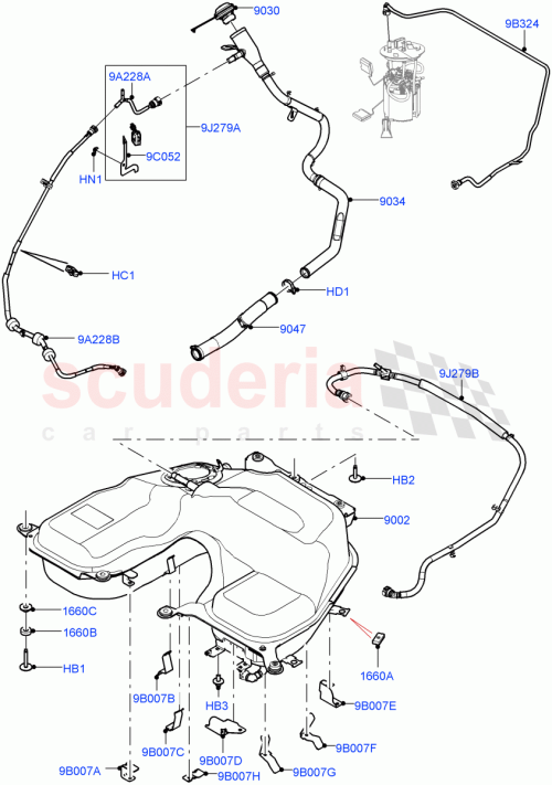 Part Diagram for Land Rover LR146167