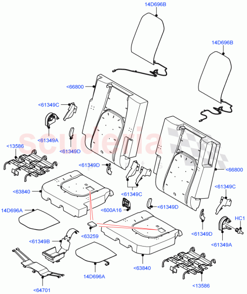 Part Diagram for Land Rover LR132639