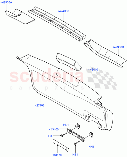 Part Diagram for Land Rover LR030019