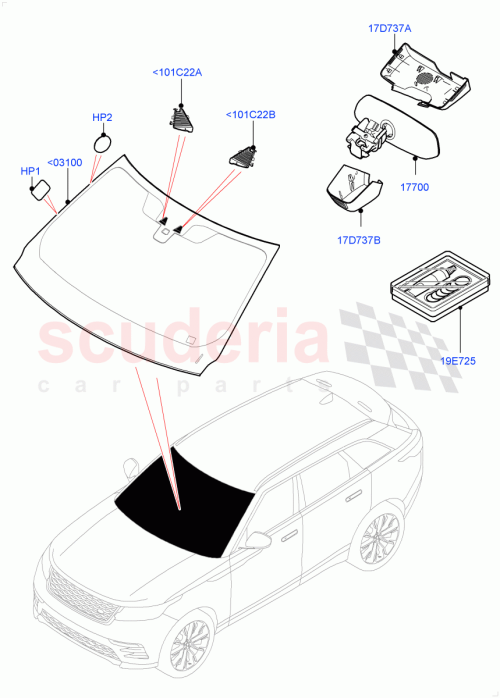 Part Diagram for Land Rover LR142822