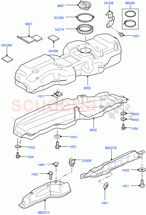Part Diagram for Land Rover RYG500270