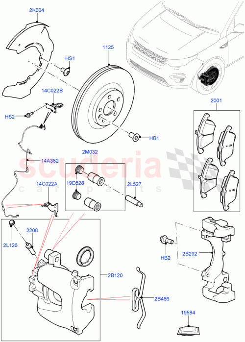 Part Diagram for Land Rover LR061976